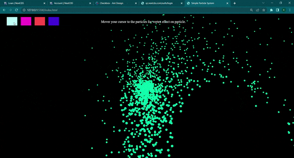 Particle System in JS